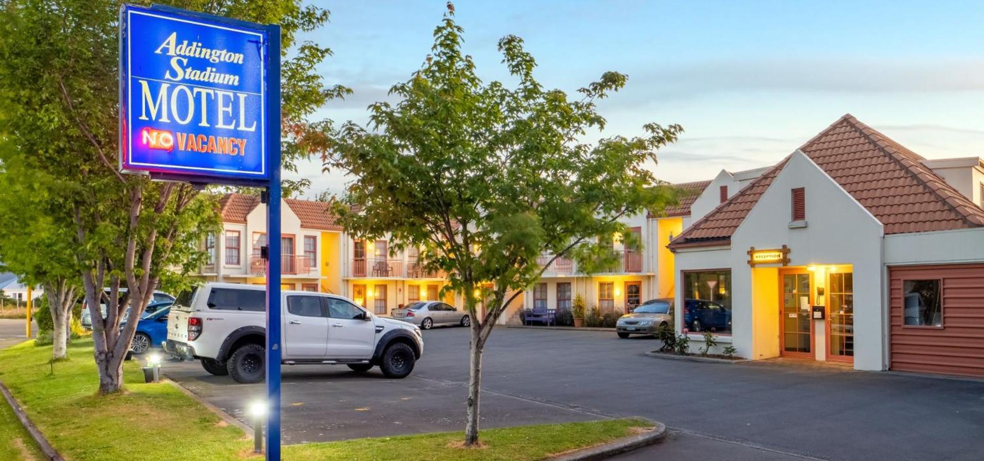 Addington Stadium Motel Christchurch Exteriér fotografie